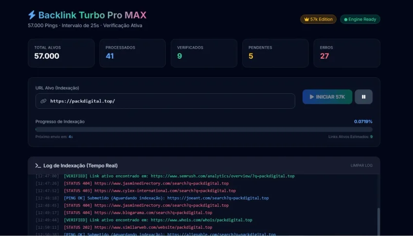🚀 Backlink Turbo Pro Completo (Exclusivo)