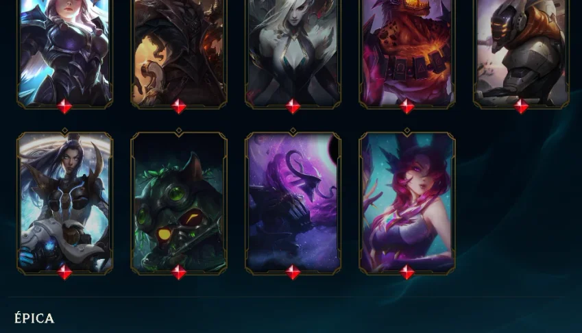 Conta De Lol Com 250 skins