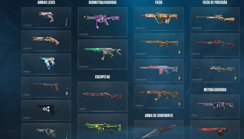 Conta Vava Muitas Skins