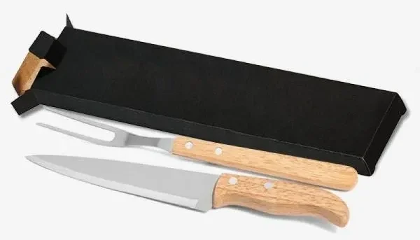 Kit Churrasco 2 Peças com Caixa