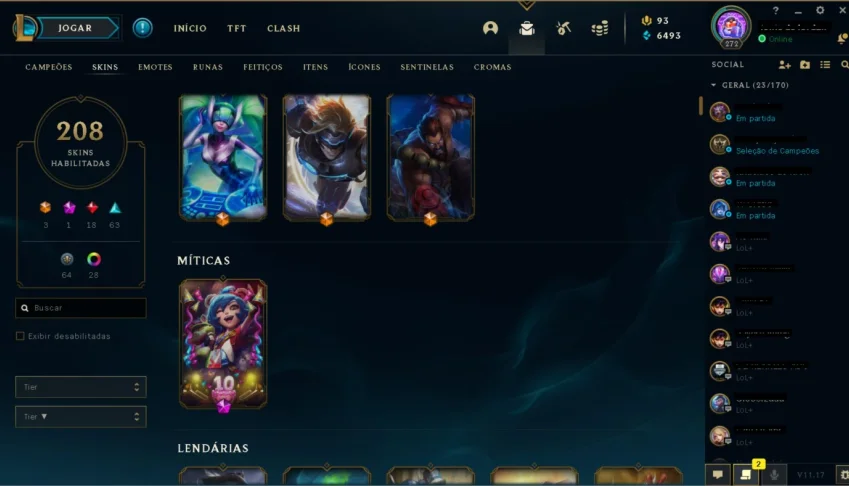 Vendo Conta de League of Legends + Valorant