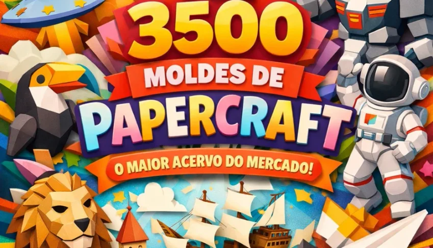 O maior acervo de Papercraft do Brasil