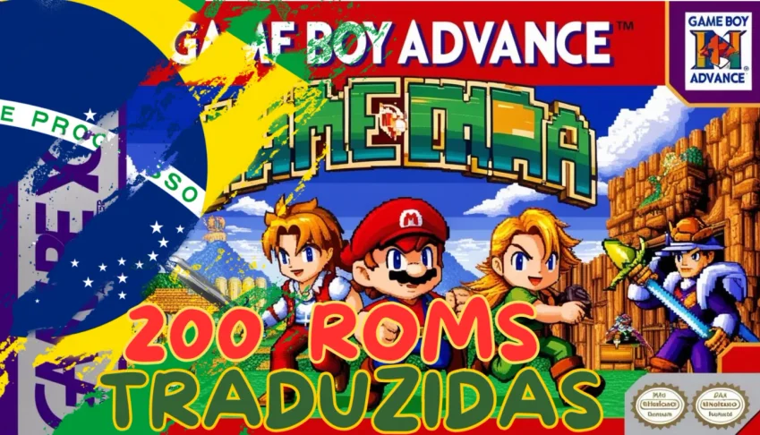 200 Roms Pt-Br Gba + Emulador Android Apk