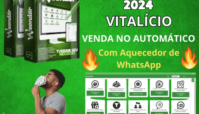 Wa sender 3.2.0 2024 (VITALICIO) + Bônus Exclusivo