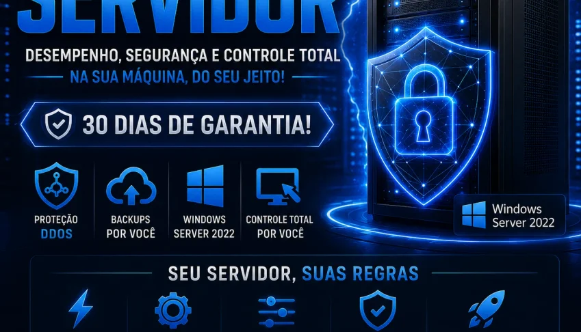 Hospede seu Servidor (Minecraft,Bot discord entre outros)