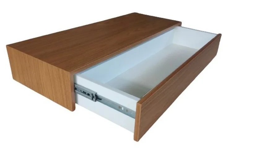 Mesa Suspensa Freijó com Gaveta 80x35x12cm