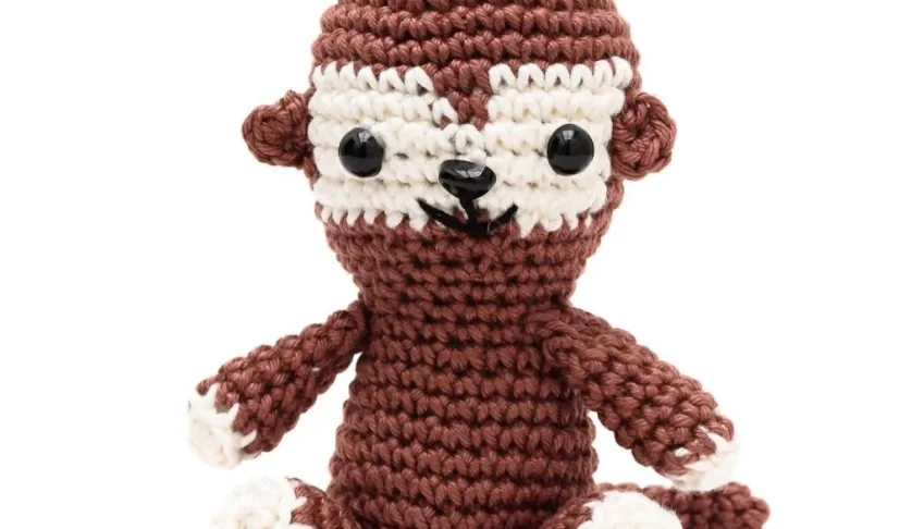 Mini Macaco em Amigurumi