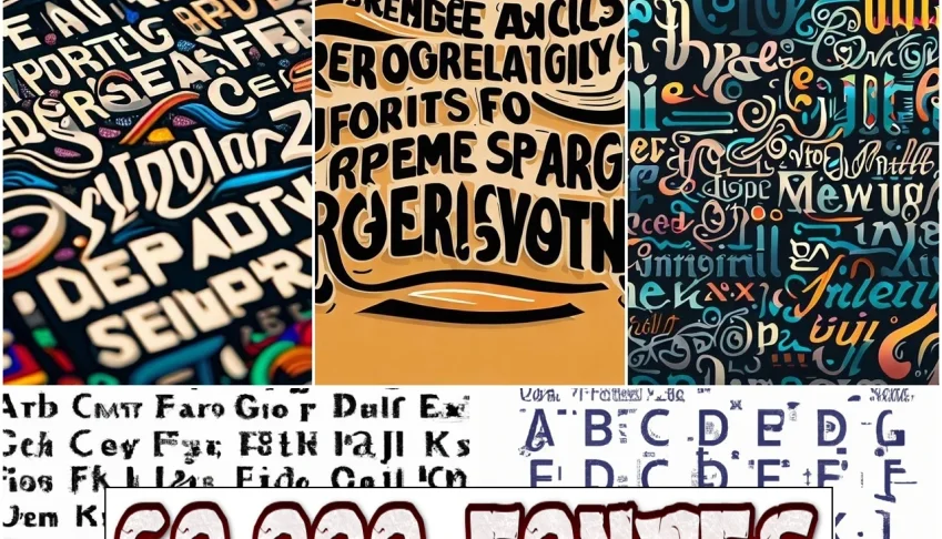 60 Mil Fontes para Design Gráfico 2GB Super Pacotão