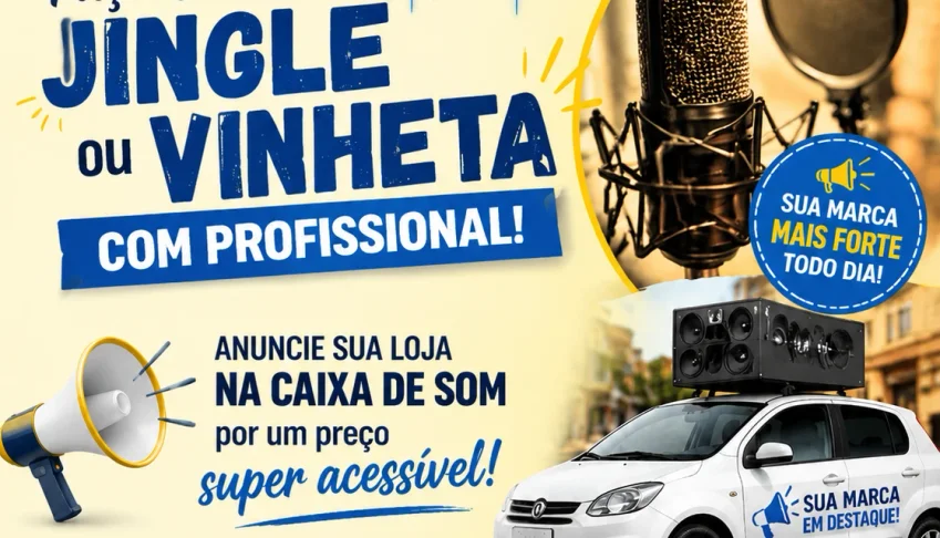 Faço seu jingle ou vinhetas para lojas e supermercado