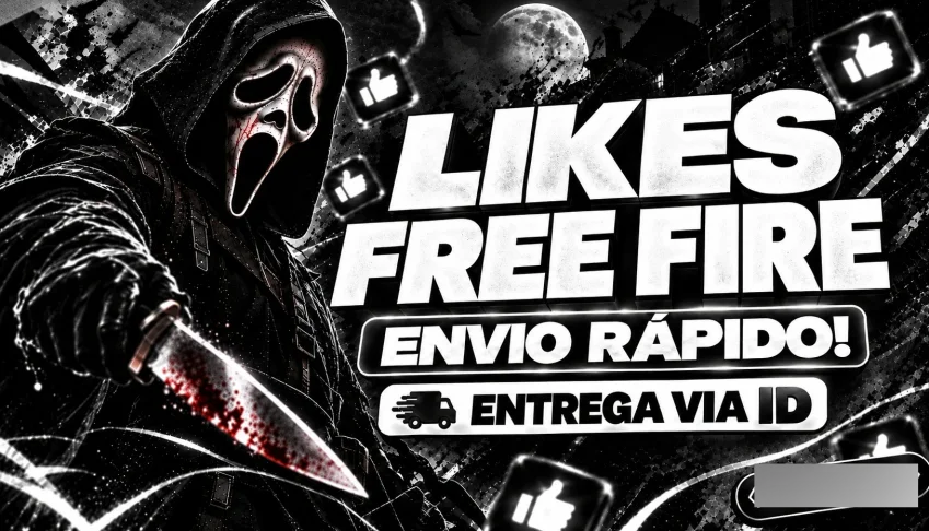 1440 Likes Free Fire - Entrega Por Id