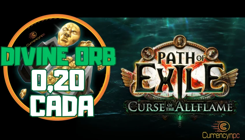 PATH OF EXILE - DIVINE ORB -  CURSE OF THE ALLFLAME - PC