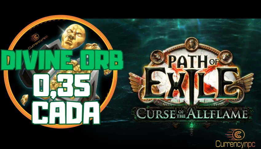 PATH OF EXILE - DIVINE ORB -  CURSE OF THE ALLFLAME - PC