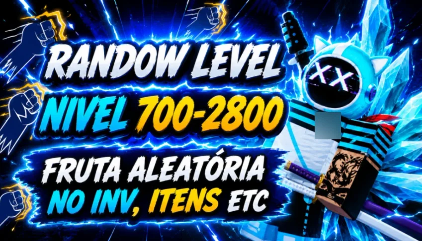 RANDOM LEVEL 700 -2800 (90% de Chance de God Human) R$