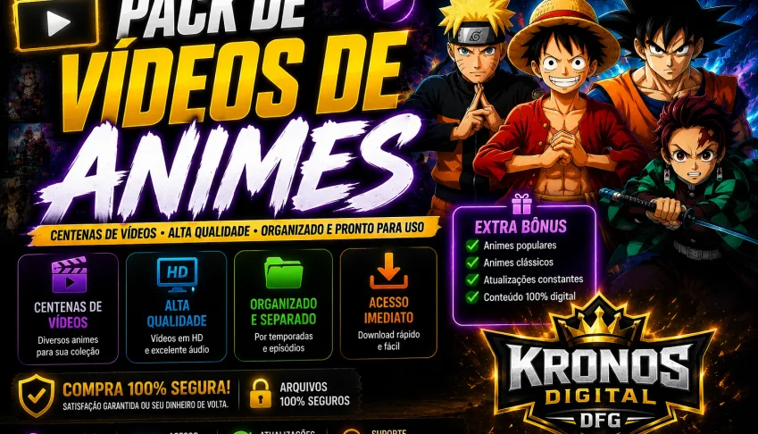 Pack de vídeos de ANIMES