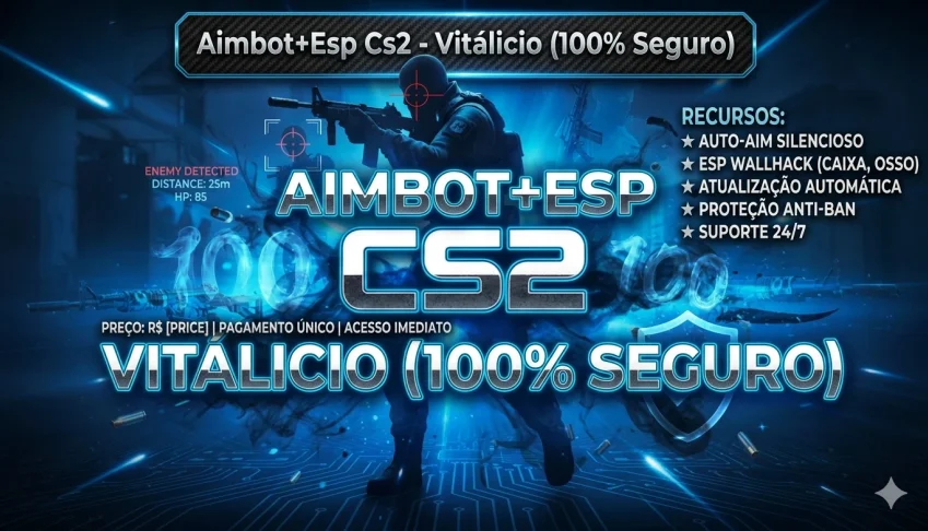Aimbot+Esp CS2 Indetectável e Vitalício