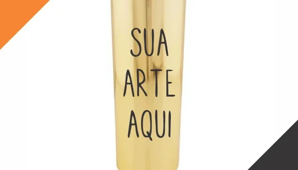 Long Drink Metalizado Dourado