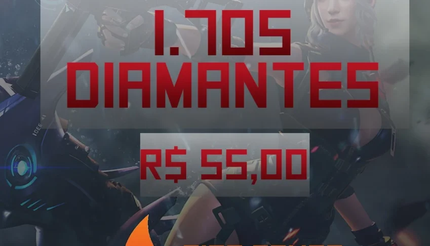1.705 DIAMANTES - FREE FIRE