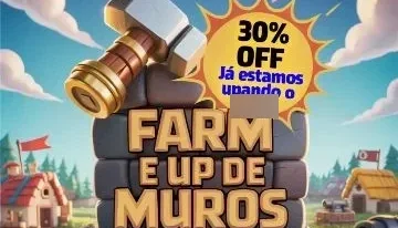 Serviço De Upar Muros No Clash Of Clans