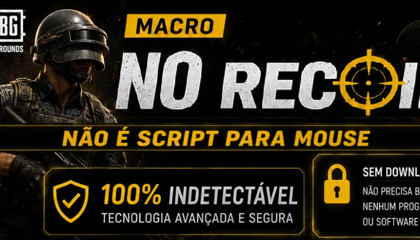 Macro No Recoil Pubg Battleground 100% Indetectavel