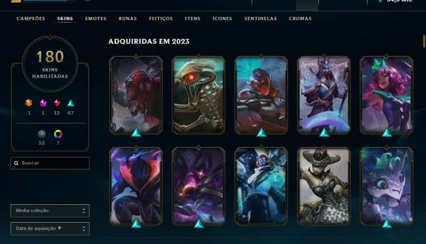 Conta De Lol Unranked