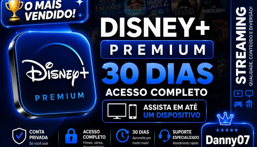 Disney Premium | Tela Privada Exclusiva - 30 Dias