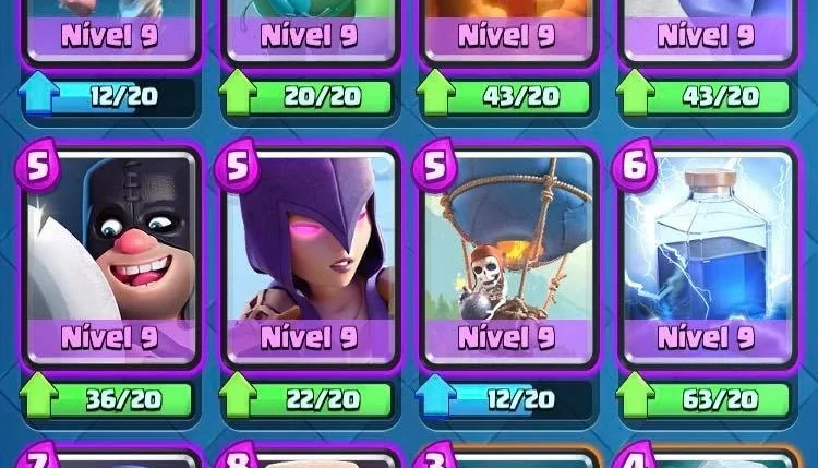 CONTA CLASH ROYALE - LVL 11 - 4000 TROFÉUS - CARDS LVL 12/13