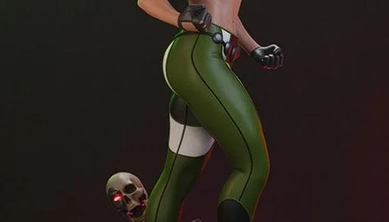 Sonya Blade Merge Mortal Kombat 3D Stl