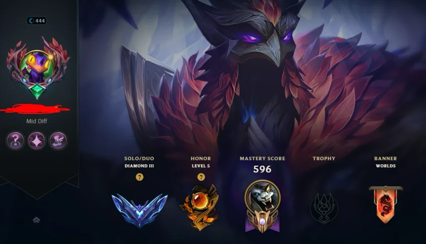 Conta de league of legends, 189 skins