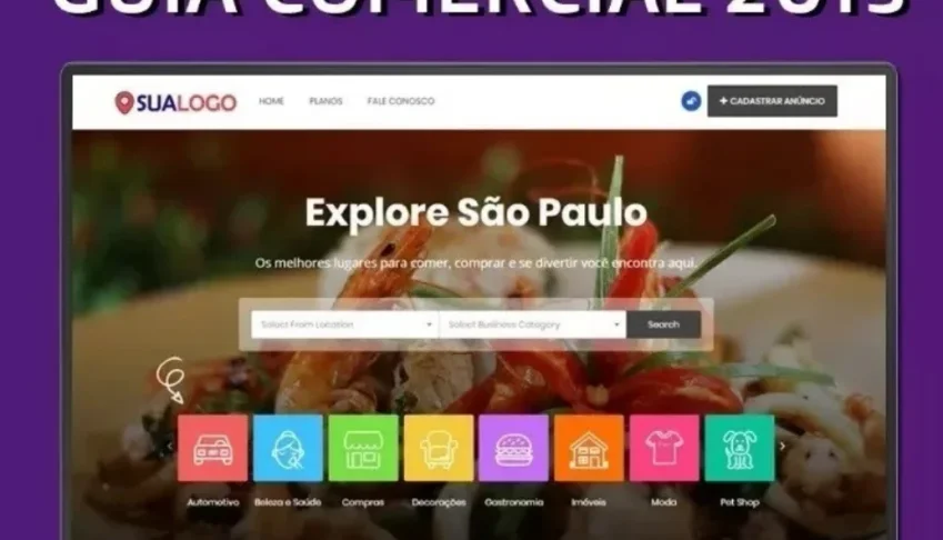 Site Guia Comercial Responsivo 2019