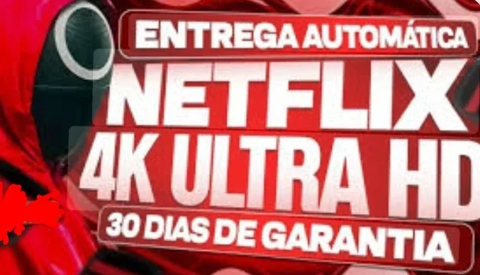 Netflix Tela Privada 4k 30 dias• Entrega Automática