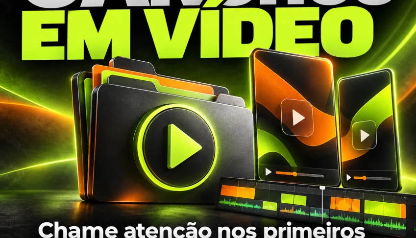 Pack de vídeos de gancho para Reels, TikTok e Shorts