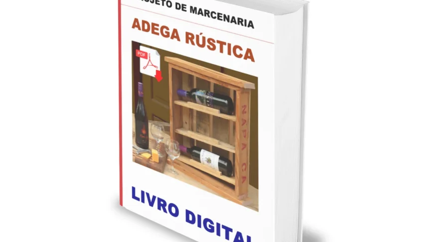 Projeto de Marcenaria Garrafeira Rústica Adega
