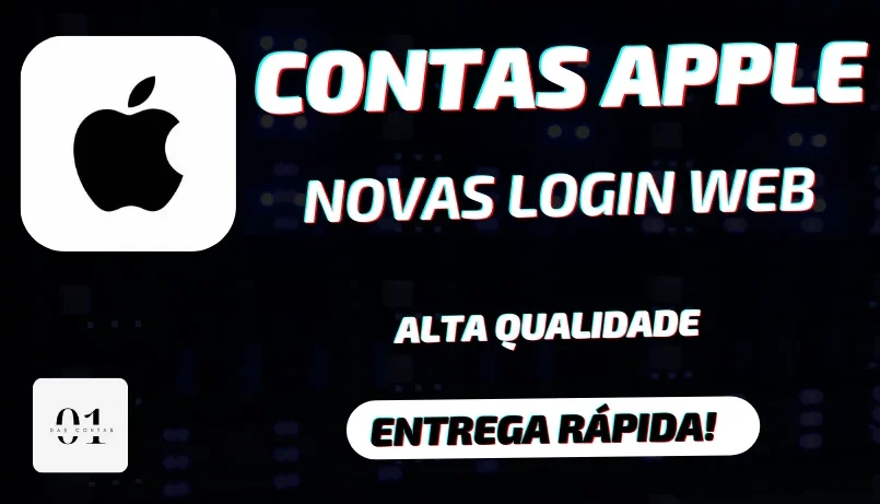 CONTAS APPLE NOVAS LOGIN WEB, SEM MOBILE [ALTA QUALIDADE]