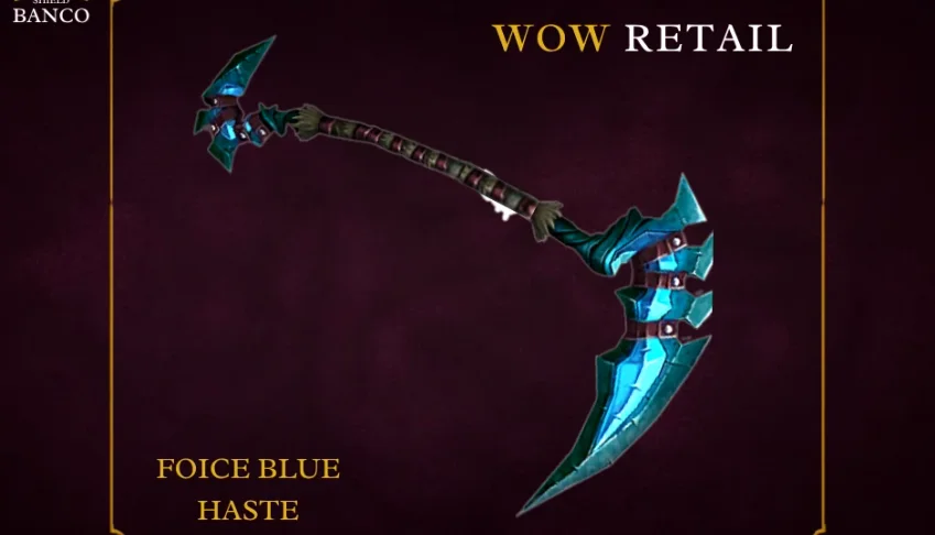 World of Warcraft - Skin de Arma Foice Haste (Transmog)