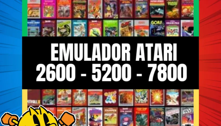 Pack Emulador Atari para PC + Coleção Completa de Jogos!