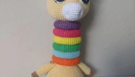 Amigurumi Girafa Monta e Desmonta