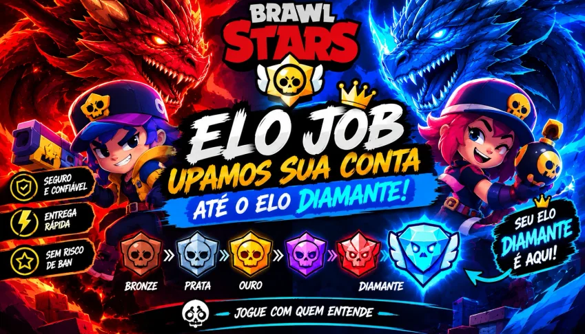 ♦ Elo Job Brawl Stars/ Levo Você Até o Diamante ♦