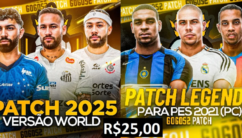 Gogosz Patch WORLD E LEGENDS, sem mensalidades e atualizado.