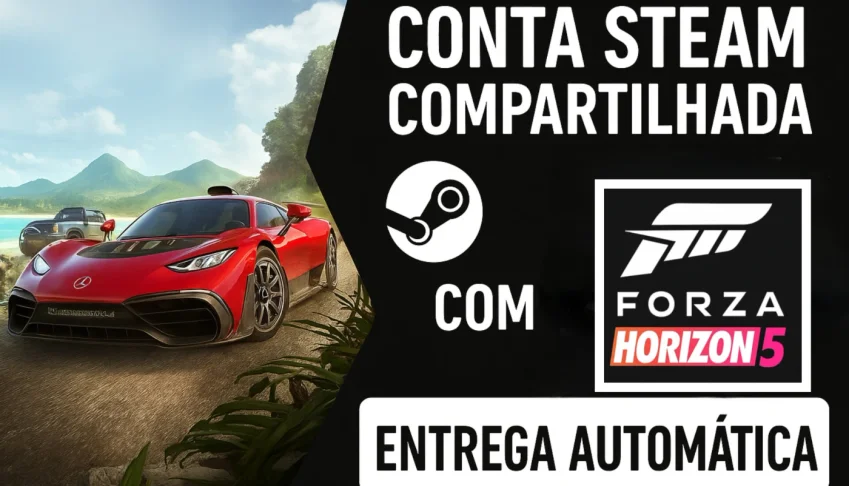 Steam compartilhada Forza Horizon 5 (promoção limitada)