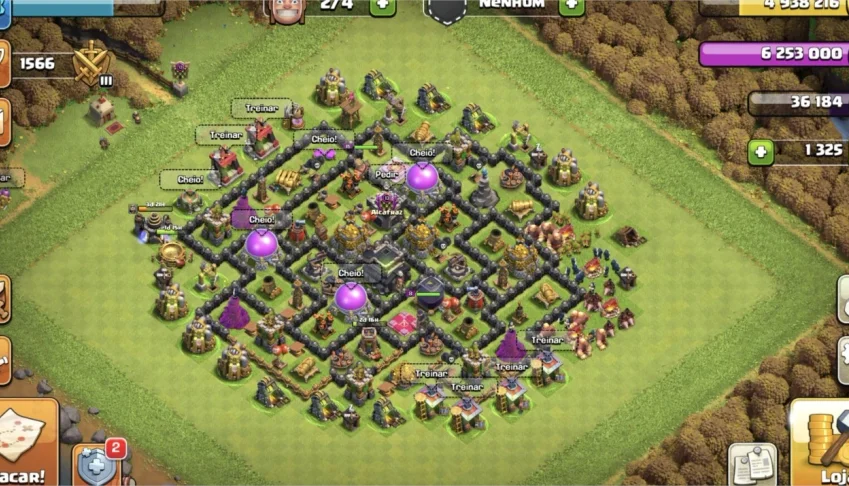 Clash of Clans - CV9 inicial