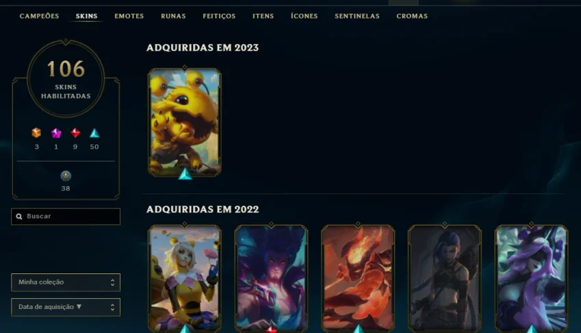 Conta League Of Legends Rara
