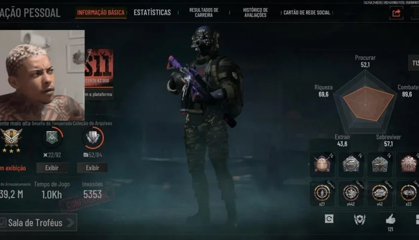 Conta Arena Breakout Mobile 40 Milhão Muita skin