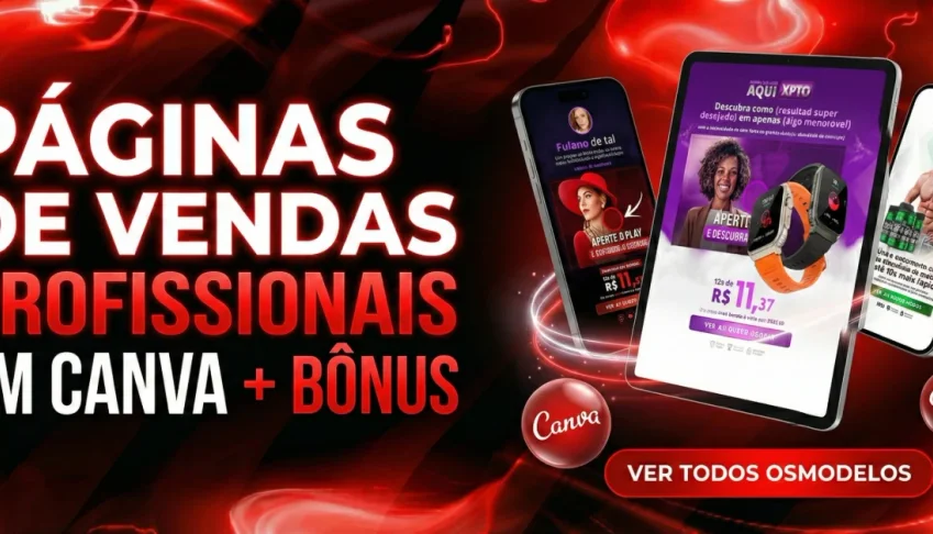 Pack De Paginas De Venda (Canva)