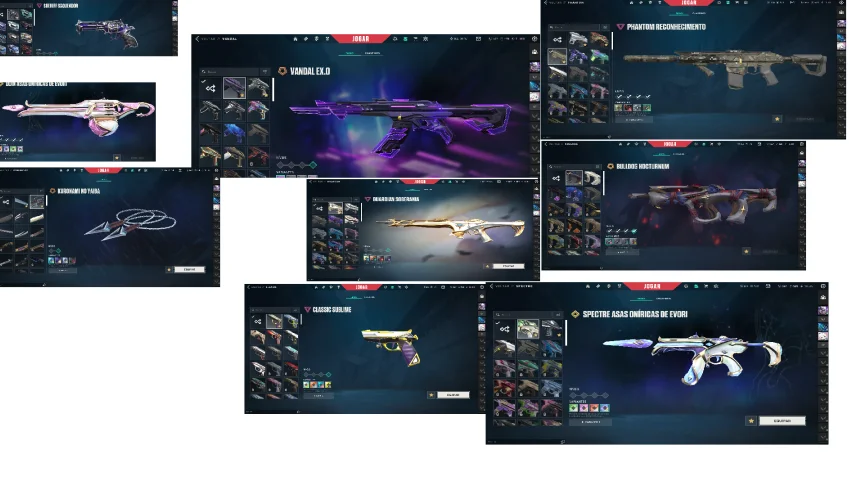 Conta Valorant À Venda — Varias Skins