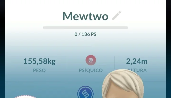 Conta Pokémon GO: Mewtwo 100% (Hundo) na Master Ball + Zygar