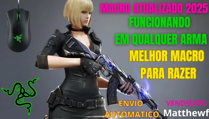 Cross Fire - Melhor Macro Para Recoil 2026 ( Razer )