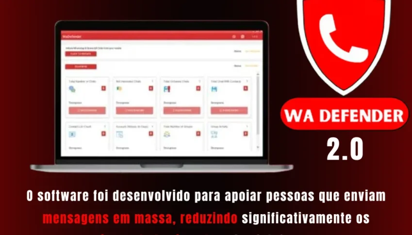 WaDefender Analisador de Força de Conta Zap + key Gen