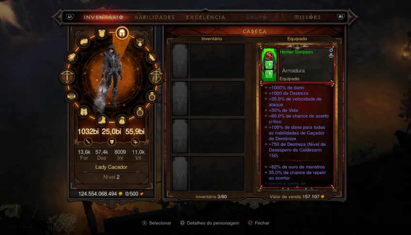 Diablo 3 Itens Build Caçador de Demônios