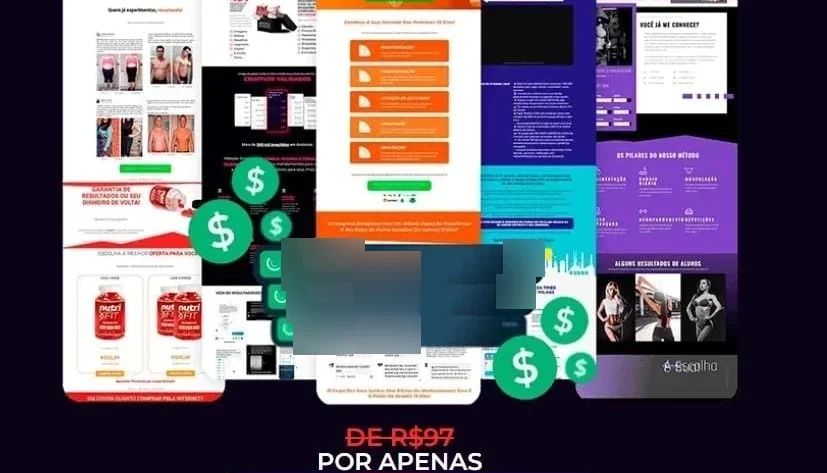 Mais de 190 Landing Pages 100% Editáveis
