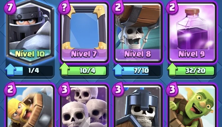 CONTA DE CLASH ROYALE COM TODAS AS CARTAS LENDARIAS